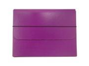 JAM Paper® Strong Portfolio Carrying Case with Elastic Band Closure 10 x 1 1 4 x 13 1 4 Purple Sold Individually