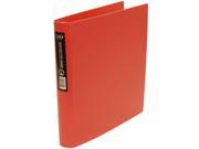 JAM Paper® Pink Heavy Duty Poly 1.5 Inch 3 Ring Binders Sold individually