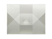 JAM Paper® Tuck Flap Portfolio Envelopes Large 7 x 9 x 1 4 Clear Frost Sold individually