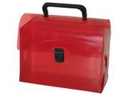 Red See Through 6 x 9 x 4 Closeout Plastic Lunchboxes sold individually