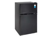 Avanti Energy Star 3.1 Cu. Ft. Two Door Compact Refrigerator/Freezer - Black