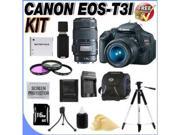 Canon EOS Rebel T3i 18 MP CMOS Digital SLR Camera and DIGIC 4 Imaging with EF-S 18-55mm IS Lens & Canon EF 75-300mm Telephoto Zoom Lens (2 Lens Kit!) W/16GB SD