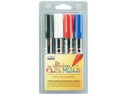 Marvy 4804C Bistro Chalk Marker 6 mm Marker Point Size Point Marker Point Style White Black Red Blue Ink 1 Pack