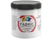 Fabric Screen Printing Ink 8 Ounces White