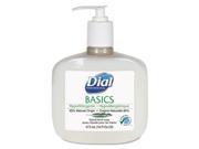 Dial 06044 Hypoallergenic Liquid Soap Rosemary Mint 16oz Pump 12 Carton