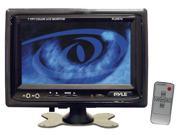 Pyle 7 Widescreen TFT LCD Video Monitor w Headrest Shroud