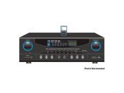 PyleHome 500 Watt Stereo Receiver AM FM Tuner USB SD Ipod Docking Station Subwoofer Control