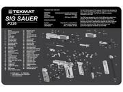Tekmat 11x17" Handgun Pistol Maintenance Cleaning Mat W/ Sig Sauer P226 Imprint