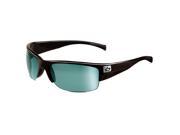 Bolle Zander Sunglasses Shiny Black Frame w/Polarized Offshore Blue Lenses 11375