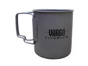 Vargo VR406 Titanium Travel Mug 450 Ml Features Folding Handles For Easy Pac
