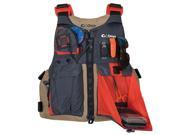 Onyx Kayak Fishing Paddle Vest Tan Adult Universal 121700 706 004 17