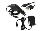 Insten Black Cell Phone Chargers Cables