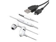 2 in 1 USB Sync Charging data cable with Hands Free Headset compatible with Palm Pre Sprint