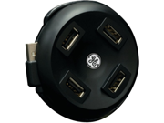 GE 98209 4 Port Round USB 2.0 Hub