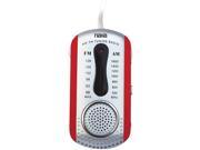 Naxa NR 721 AM FM Mini Pocket Radio with Built In Speaker