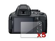 eForCity 5x New Camera LCD Screen Protector For Nikon D5100 DSLR Digital Camera