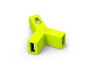 TYLT Y Charge Dual USB Car Charger Green YCHGG T