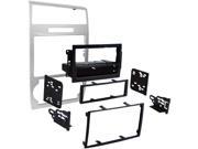 Metra 99 6519S Silver Single Double DIN Dash Kit for 05 07 Dodge Charger Magnum