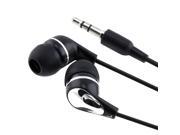 eForCity Universal 3.5mm In Ear Stereo Headset Compatible with Nexus 5X 5P Blackberry Z10 Black Silver