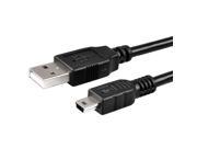 eForCity Universal USB 2.0 to Mini B Data and Charging Cable Cord 10 feet