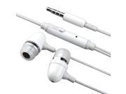 eForCity White Stereo Headset with Built in Microphone and Click Hold Button Compatible with Apple iPhone 3G and iPhone 3GS 3G iPhone 4S AT T Sprint Version