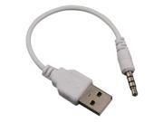 eForCity USB Data Charging Adapter For Apple iPod shuffle 2nd Gen White