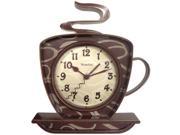 WESTCLOX 32038 Coffee Time 3 Dimensional Wall Clock