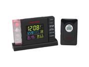 FIRST ALERT SFA2650 Radio Controlled Weather Station Alarm Clock with Wireless Sensor