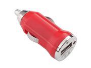 eForCity USB Mini Car Charger Adapter For Apple iPhone 6 Red