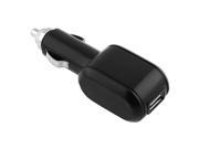 eForCity Universal USB Car Charger For HTC One M7 Black