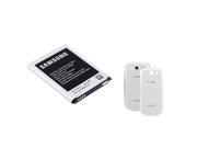 Samsung Galaxy S3 T999 T Mobile OEM White Battery Door OEM Standard Battery EB L1G6LLA L1G6LLZ