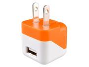 eForCity USB Mini Travel Charger Orange Compatible With Samsung Galaxy Tab 4 7.0 8.0 10.1