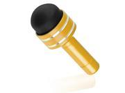 eForCity 3.5 mm Headset Dust Cap with Mini Stylus For Apple iPhone 6 Yellow