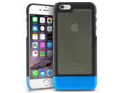 iPhone 6 Case eForCity TriTone Case DIY Build Your Own Slim Hard Cover For Apple iPhone 6 4.7 Black Smoke Blue