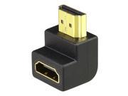 eForCity 2 HDMI Right Angle 1.4 Adapter Male to Female 90 Degree for 1080p 3D TV LCD HDTV