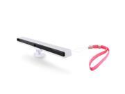 eForCity Wireless Remote Sensor Bar Pink Hand Wrist Strap For Nintendo Wii Controller