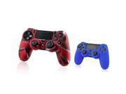 eForCity Blue Skin Case Cover Camouflage Navy Red Skin Case Cover for Sony PlayStation 4 PS4