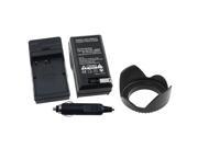 eForCity battery charger For NIKON EN EL3A EL3E D80 d90 Hood