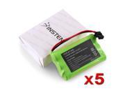 eForCity Extra Ni Mh Cordless Phone Home Battery Power For Uniden BT 446 BBTY0457001 BT446 EXT1460 TCX930 TRU8888 5 Pack