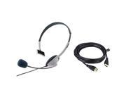 eForCity Slim Headset Headphone with Microphone Mic 15ft long 1.3 Hdmi Cable For Microsoft xbox 360