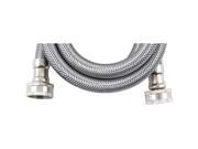 WMS4 Braided Stainless Steel Washing Machine Connector 4 ft 3 8 ID