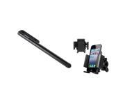 eForCity Black Bike Handle Holder Stand Black Stylus Compatible with Samsung Galaxy S3 i9300 S4 i9500