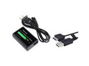 eForCity AC Power Adapter with USB Cable Cord for Sony PS Vita US Plug