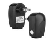 eForCity Universal USB Wall Travel Charger Adapter Black