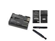 eForCity Compact Battery Charger Set Li Ion Battery EOS 20D 10D PowerShot G3 G5 G6 Camera Lens Cleaning Pen Kit Bundle For CANON BP 508 BP 511 BP508 BP511