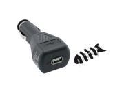 eForCity Black Car Charger Fishbone Wrap For Samsung Galaxy S3 i9300 i9500 S4 S IV