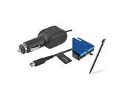 eForCity Black Car Charger with Black Touch Stylus Pen compatible with Nintendo 3DS XL