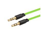 eForCity 2 Pack Green 3.3FT 3.5mm Stereo Extension M M Cable For Nexus 5X 6P