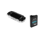 eForCity Clear Hard Case Cover Battery Compatible With SONY PSP 3000 2000