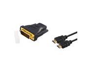 eForCity 6Ft 1.8m HDMI Cable M M HDMI F to DVI M ADAPTER For HDTV Plasma TV